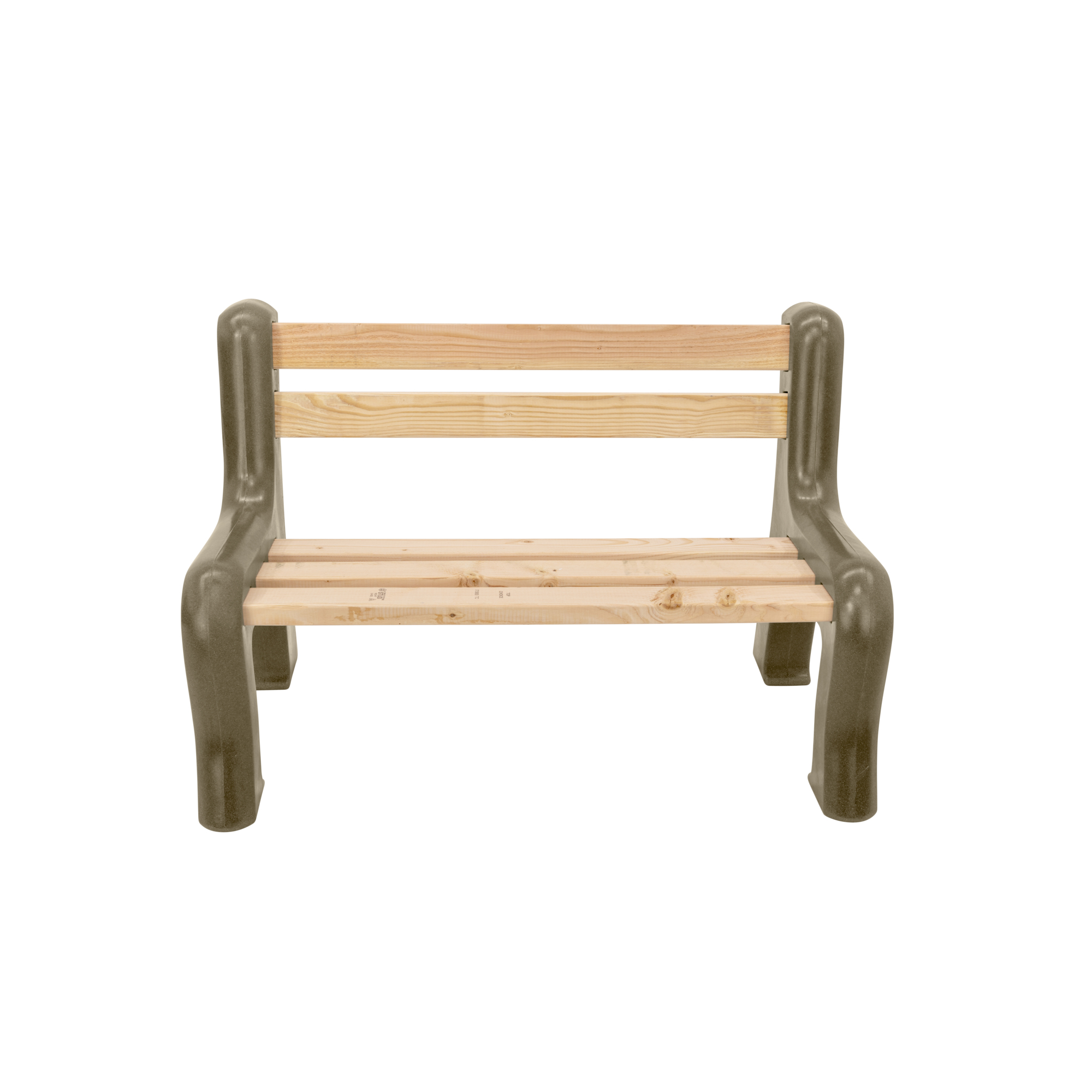 Good Ideas Bench Ends — Make Your Own Outdoor Bench, Khaki Granite, Model# BENCHEND-KGR